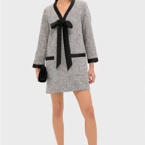 Tuckernuck Elegant Black and Gray Women's dress